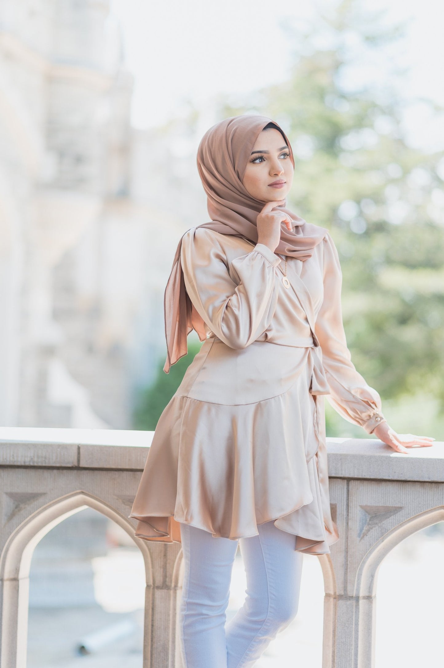 Mila Wrap Tunic - Gold