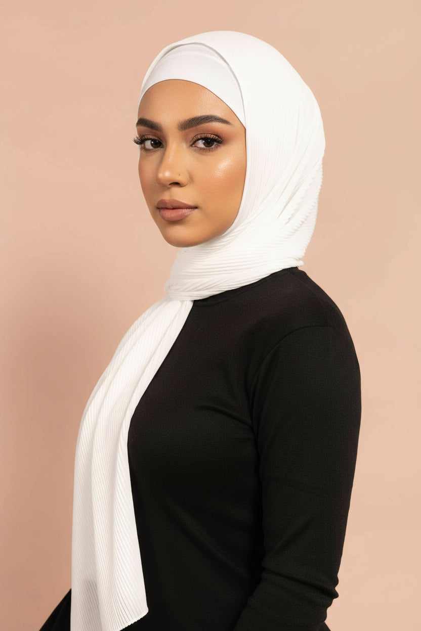 SNOW Pleated Chiffon